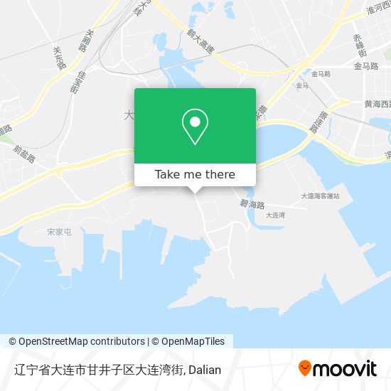 辽宁省大连市甘井子区大连湾街 map