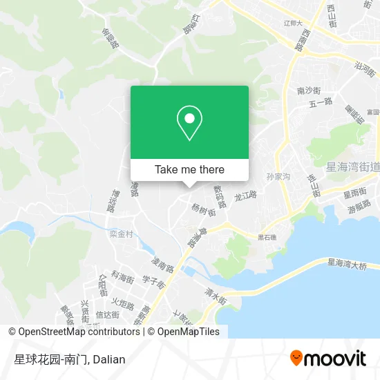 星球花园-南门 map