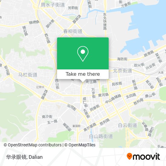 华录眼镜 map
