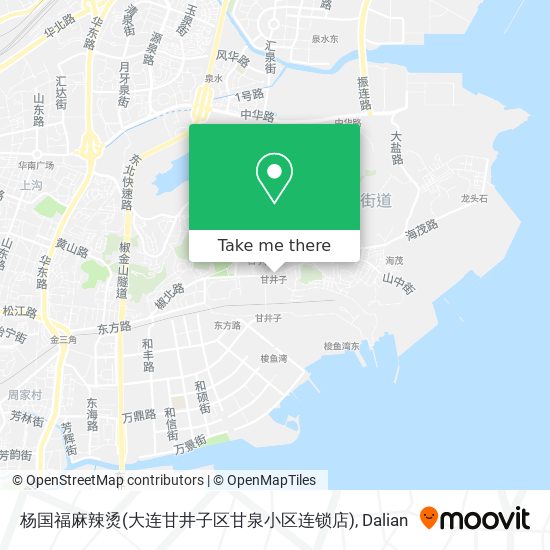 杨国福麻辣烫(大连甘井子区甘泉小区连锁店) map