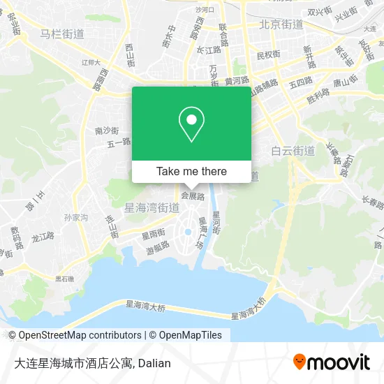 大连星海城市酒店公寓 map