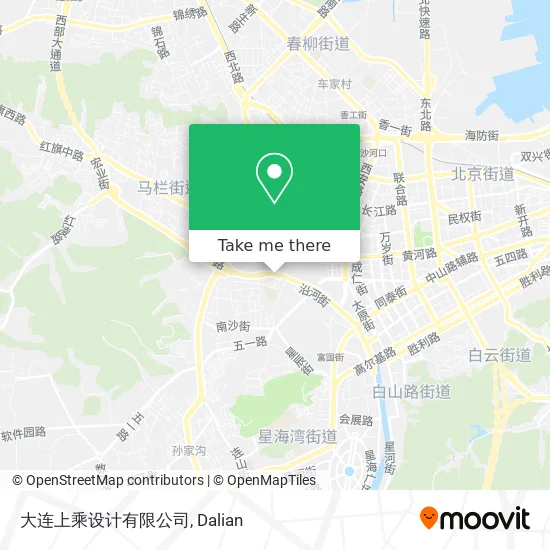 大连上乘设计有限公司 map