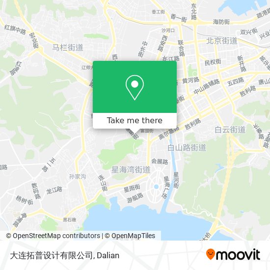 大连拓普设计有限公司 map