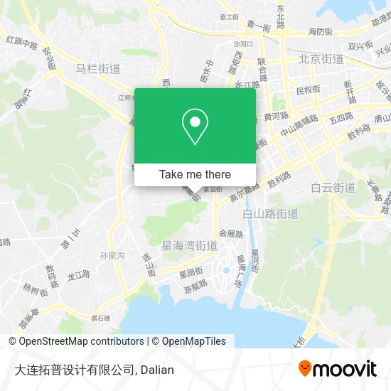 大连拓普设计有限公司 map