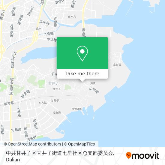 中共甘井子区甘井子街道七星社区总支部委员会 map