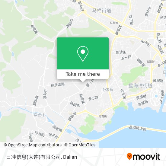 日冲信息(大连)有限公司 map