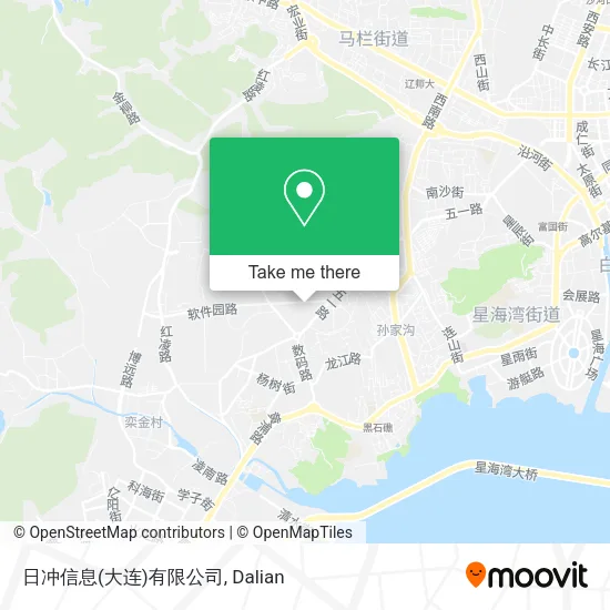 日冲信息(大连)有限公司 map