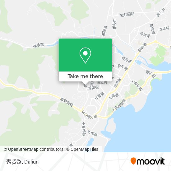 聚贤路 map