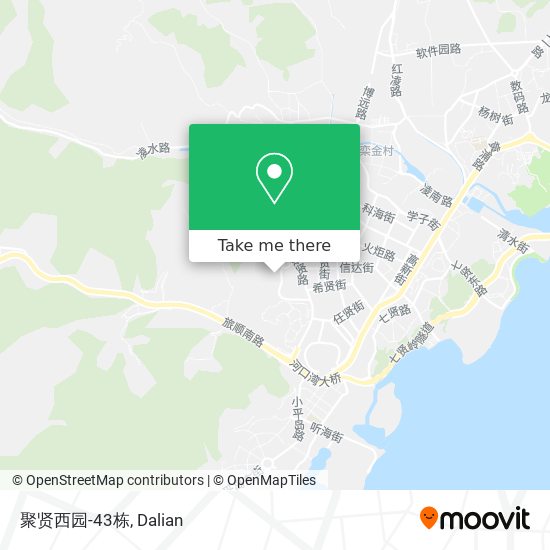 聚贤西园-43栋 map