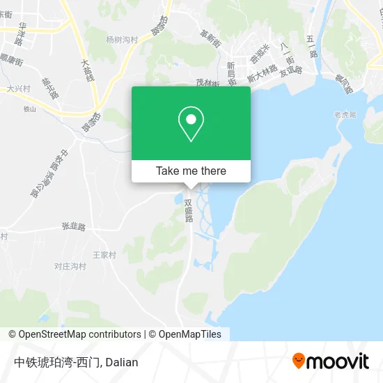 中铁琥珀湾-西门 map