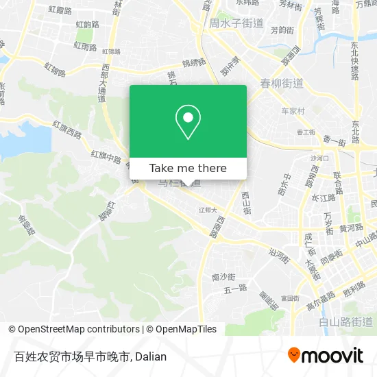 百姓农贸市场早市晚市 map