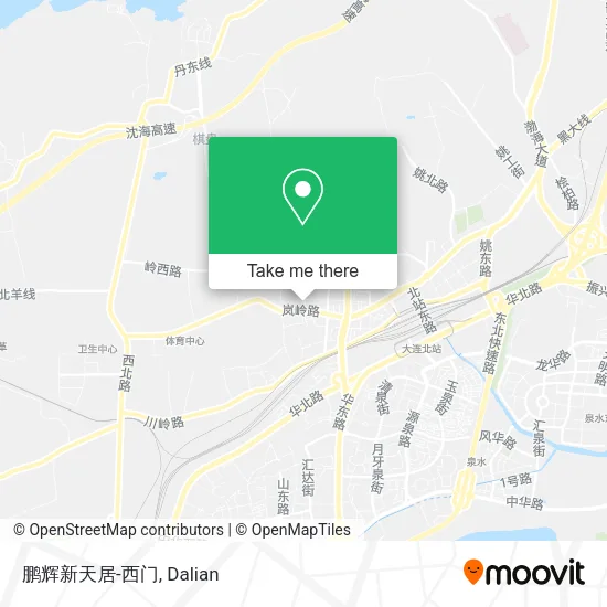 鹏辉新天居-西门 map