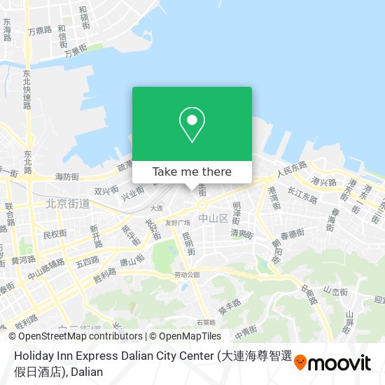 Holiday Inn Express Dalian City Center (大連海尊智選假日酒店) map
