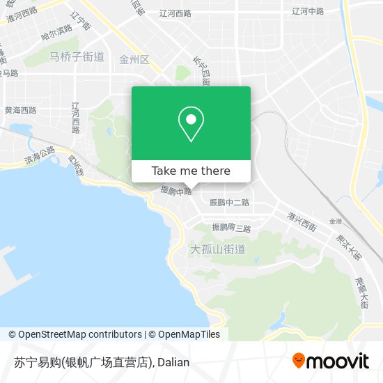 苏宁易购(银帆广场直营店) map