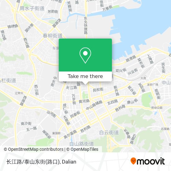 长江路/泰山东街(路口) map