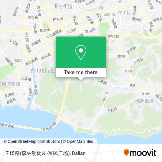 715路(森林动物园-富民广场) map
