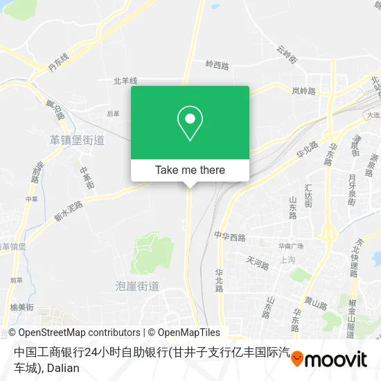 中国工商银行24小时自助银行(甘井子支行亿丰国际汽车城) map