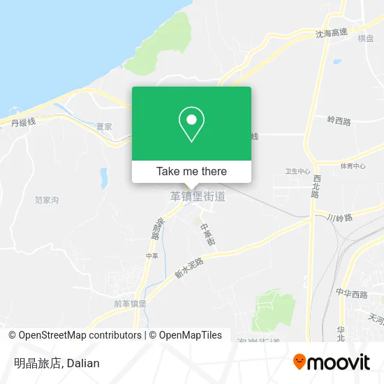 明晶旅店 map