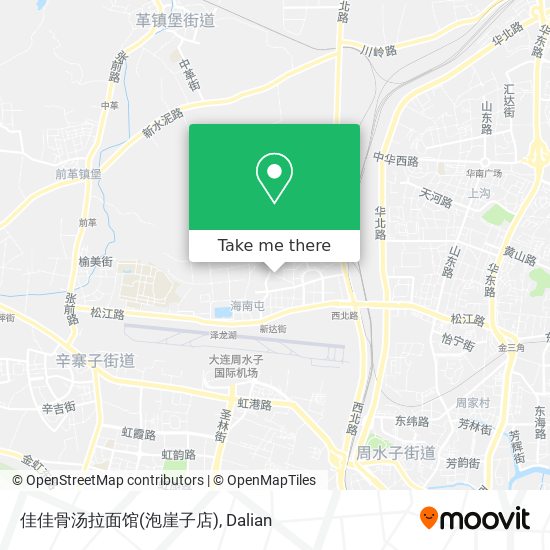 佳佳骨汤拉面馆(泡崖子店) map