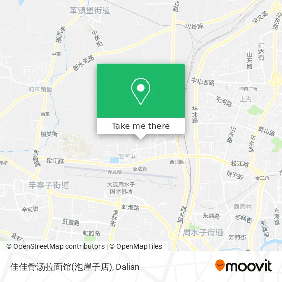 佳佳骨汤拉面馆(泡崖子店) map