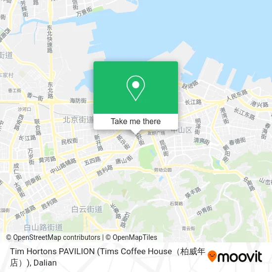 Tim Hortons PAVILION (Tims Coffee House（柏威年店）) map