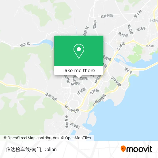 信达检车线-南门 map