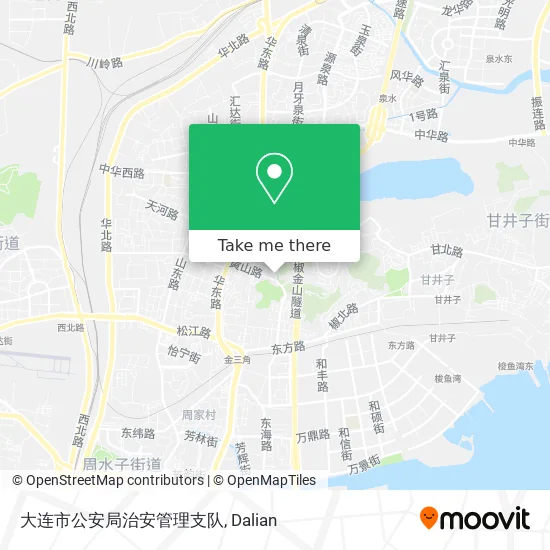 大连市公安局治安管理支队 map