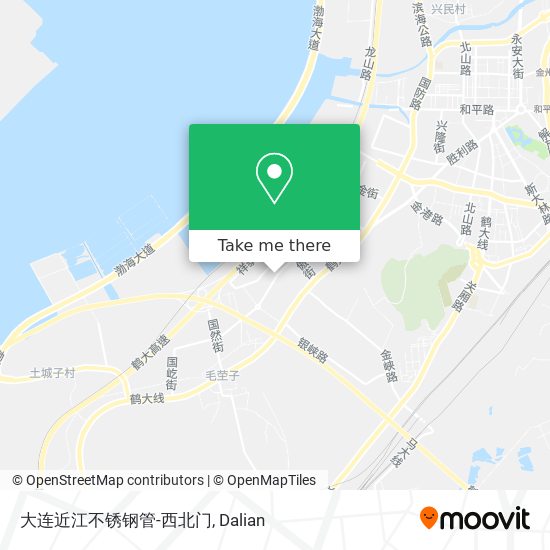 大连近江不锈钢管-西北门 map