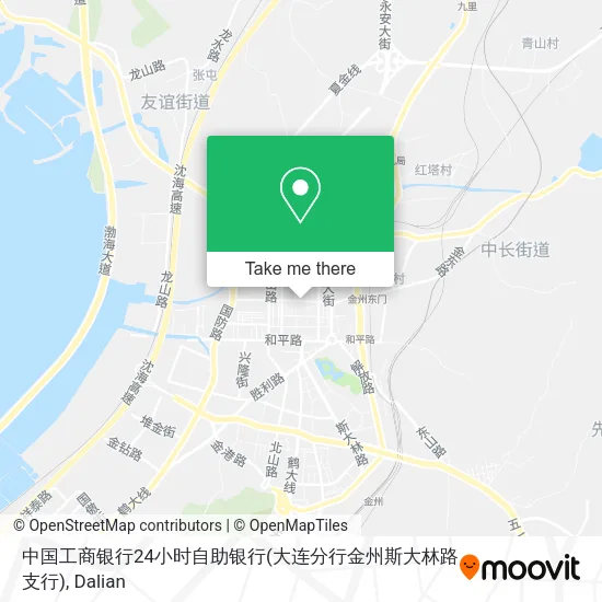 中国工商银行24小时自助银行(大连分行金州斯大林路支行) map