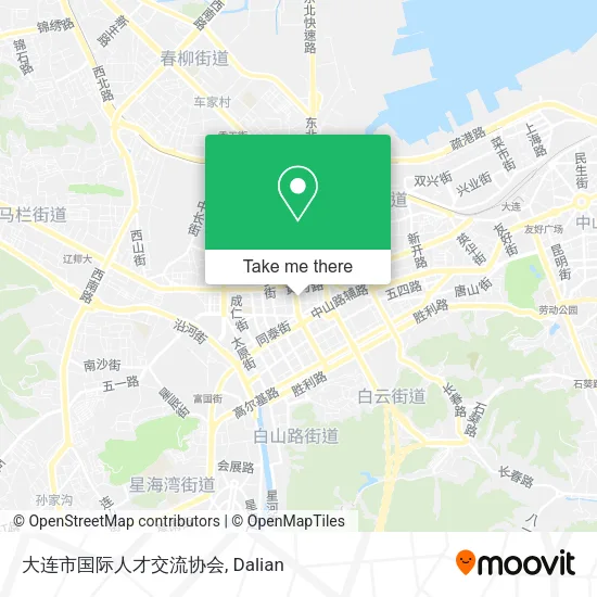 大连市国际人才交流协会 map