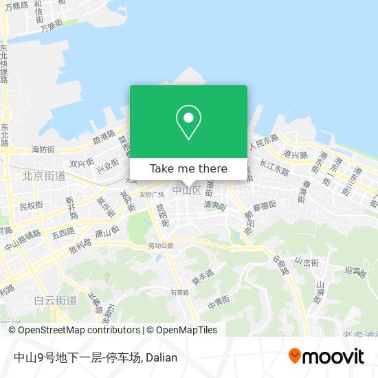 中山9号地下一层-停车场 map