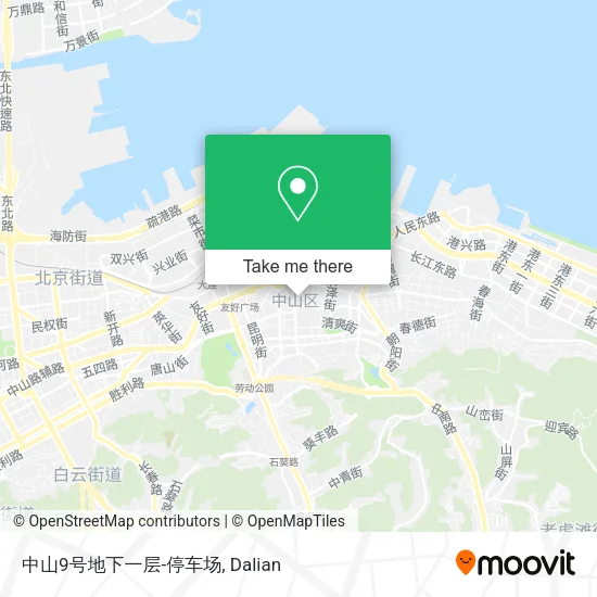 中山9号地下一层-停车场 map