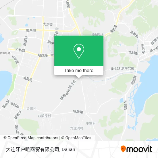大连牙户咀商贸有限公司 map