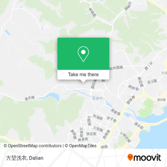 方堃洗衣 map