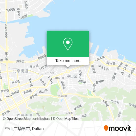 中山广场早市 map