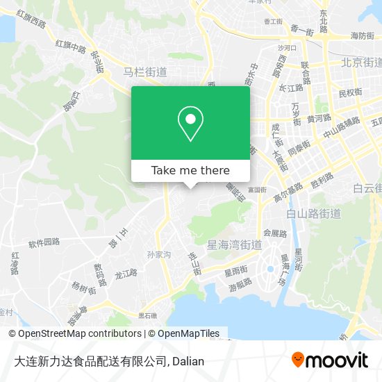 大连新力达食品配送有限公司 map