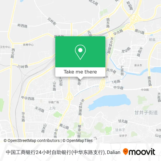 中国工商银行24小时自助银行(中华东路支行) map