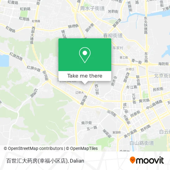 百世汇大药房(幸福小区店) map