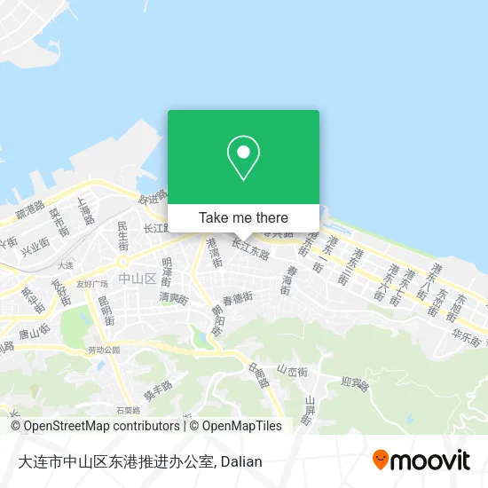 大连市中山区东港推进办公室 map