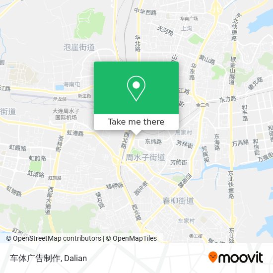 车体广告制作 map