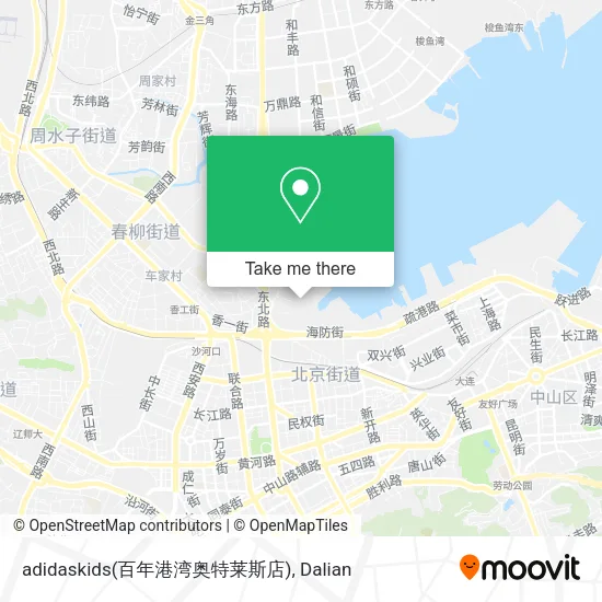 adidaskids(百年港湾奥特莱斯店) map