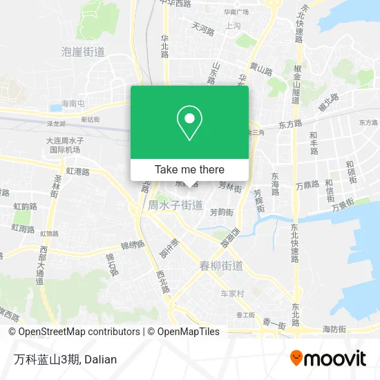 万科蓝山3期 map