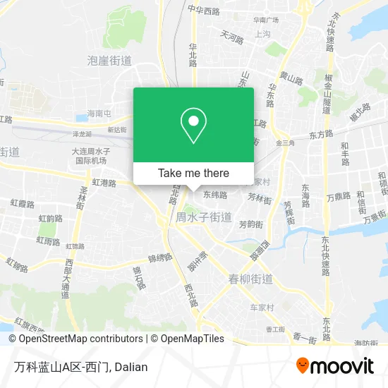 万科蓝山A区-西门 map