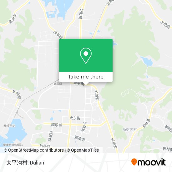 太平沟村 map