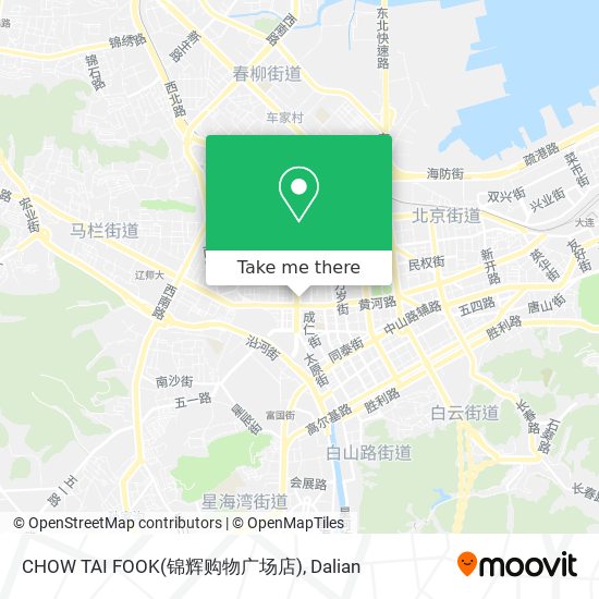 CHOW TAI FOOK(锦辉购物广场店) map