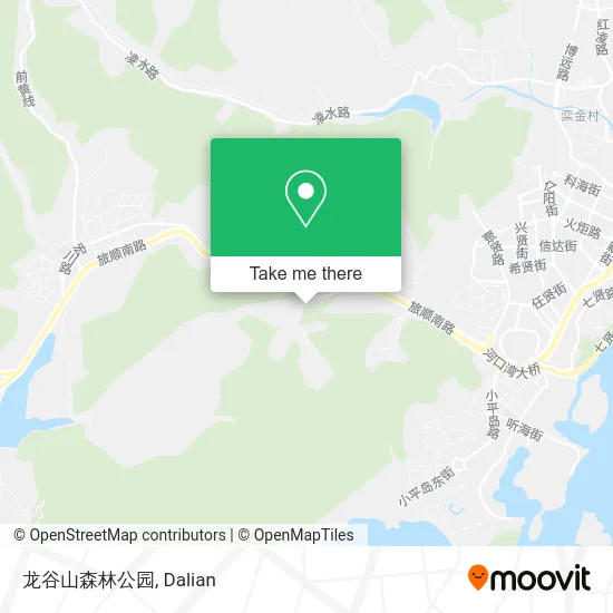 龙谷山森林公园 map