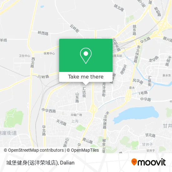 城堡健身(远洋荣域店) map