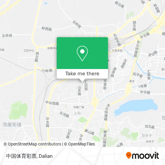 中国体育彩票 map