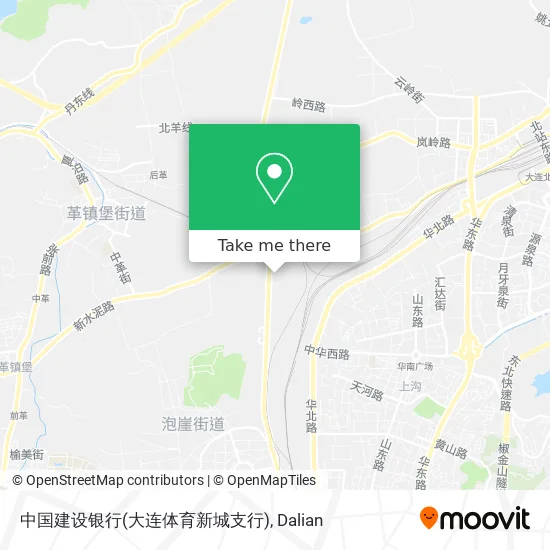 中国建设银行(大连体育新城支行) map