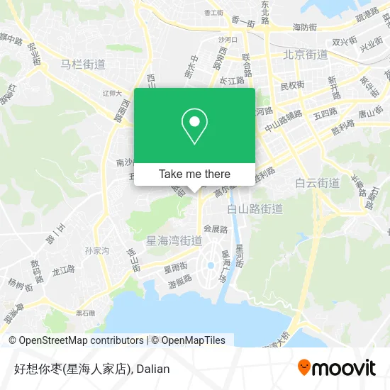 好想你枣(星海人家店) map